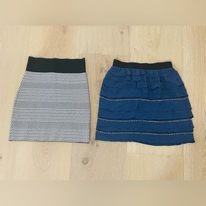 Selling together two BCBG skirts.